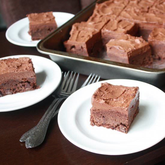 Fudgy Frosted Brownies