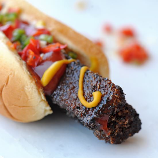 Pork Belly Hot Dogs
