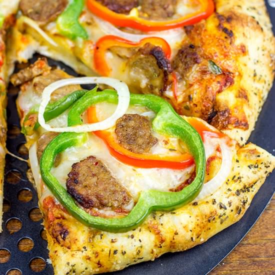 Sausage and Peppers Pizza