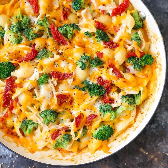 Broccoli Chicken Mac and Cheese