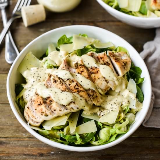 Brussel Sprout Caesar Salad