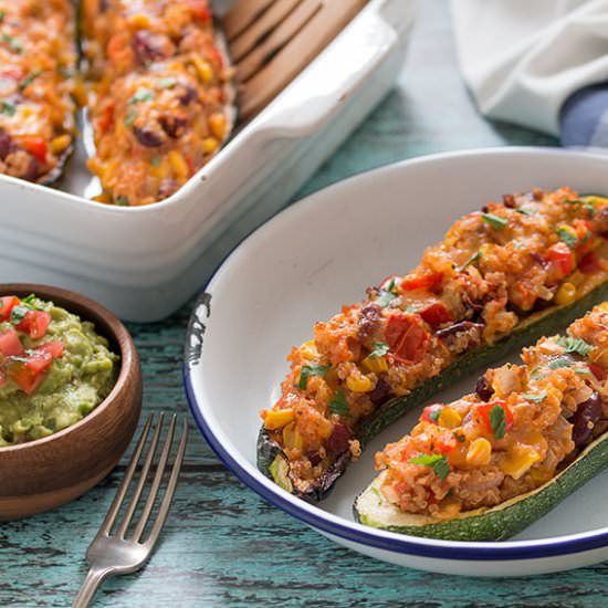 Grilled Zucchini Boats