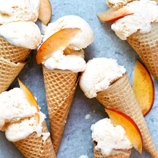 Nectarine Ice Cream