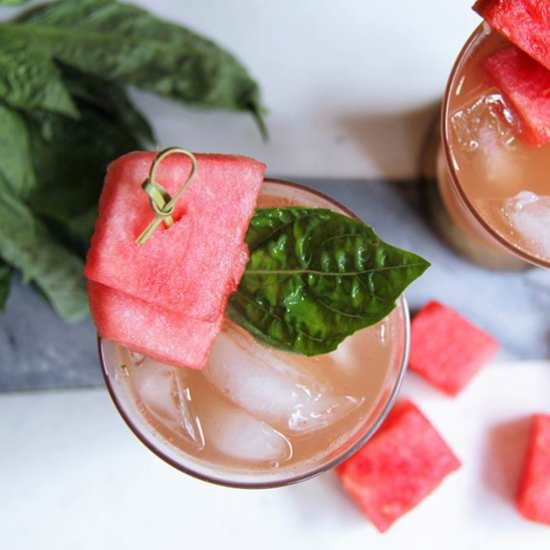 Watermelon Prosecco Cocktail