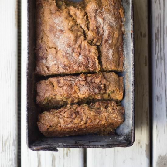 Cinnamon Crunch Zucchini Bread
