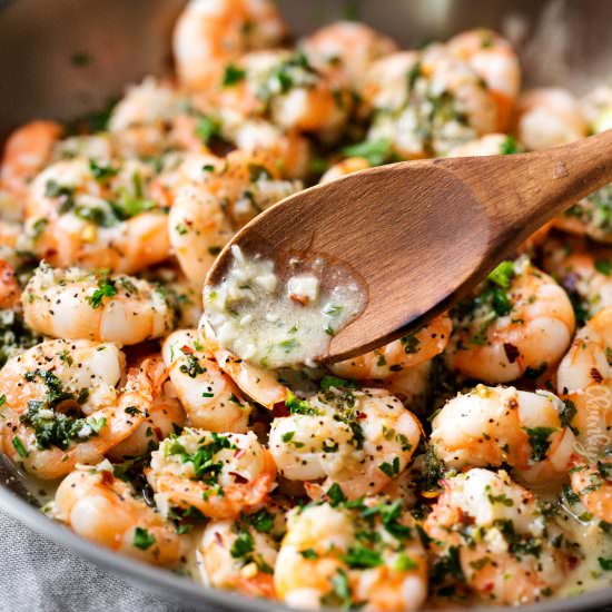 10 Minute Shrimp Scampi