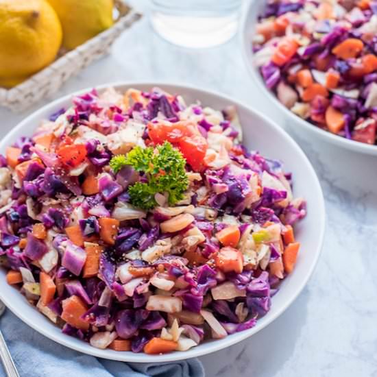 Multi-Colored Cabbage Stir-Fry