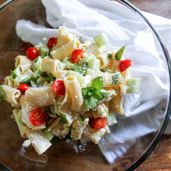 Tzatziki Pasta Salad