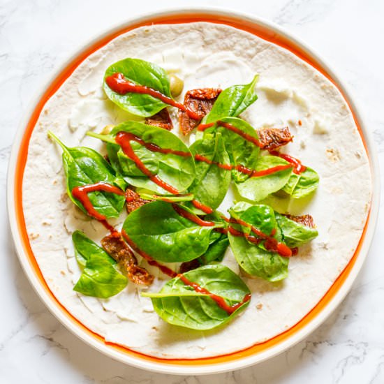 Vegan Air Fried Wrap