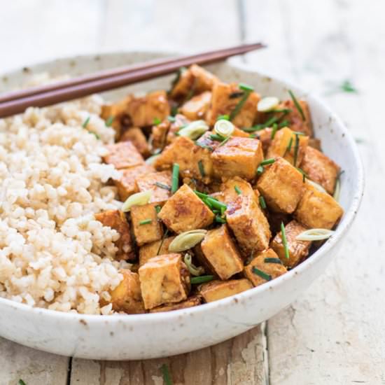15 Minute Lemongrass Tofu