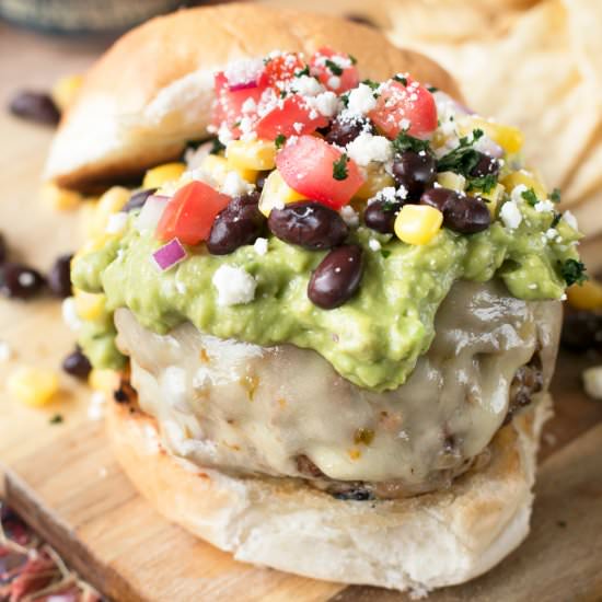 Southwestern Guacamole Burger