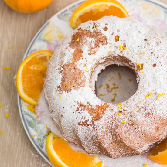 Ridiculously Easy Orange Cake