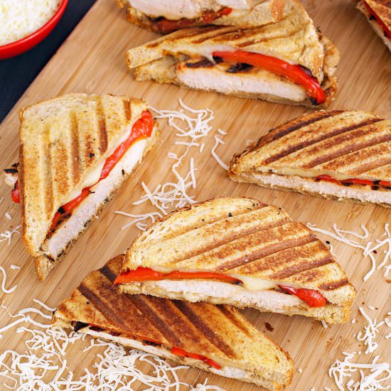 Grilled Chicken Panini Sandwich