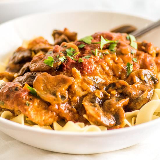 Weeknight Easy Chicken Cacciatore