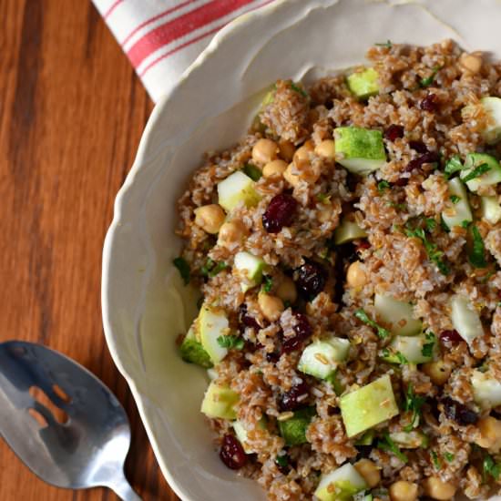 Bulgar Salad with Cranberries