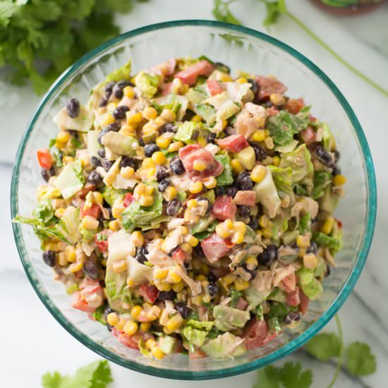 Southwest Chicken Salad Wraps
