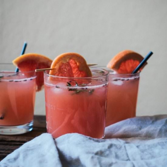 Grapefruit & Lavender Gin Fizz