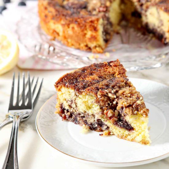 Lemon Blueberry Coffee Cake