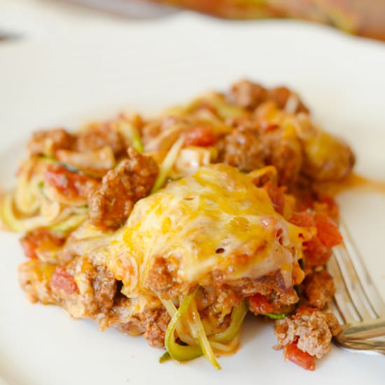 Taco Zoodle Casserole