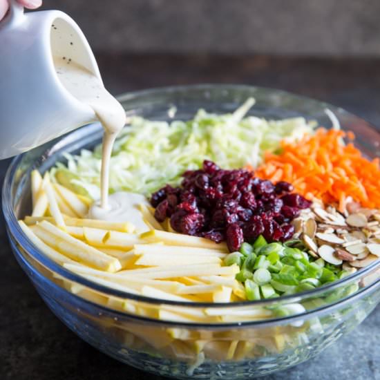 Easy Apple Coleslaw
