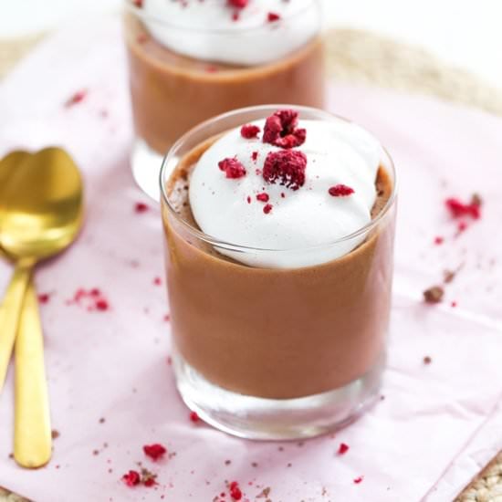 2 Ingredient Vegan Chocolate Mousse