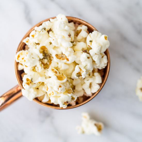 Low FODMAP Pizza Popcorn