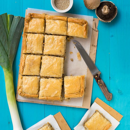 Mediterranean minced meat pie