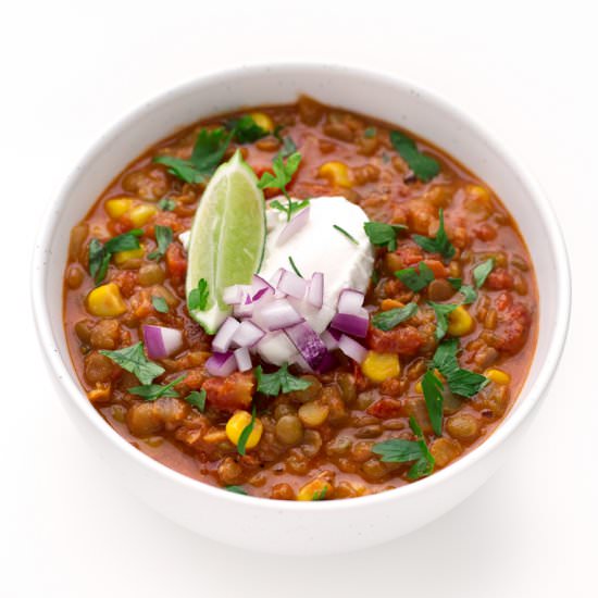 1-Pot Lentil Chili