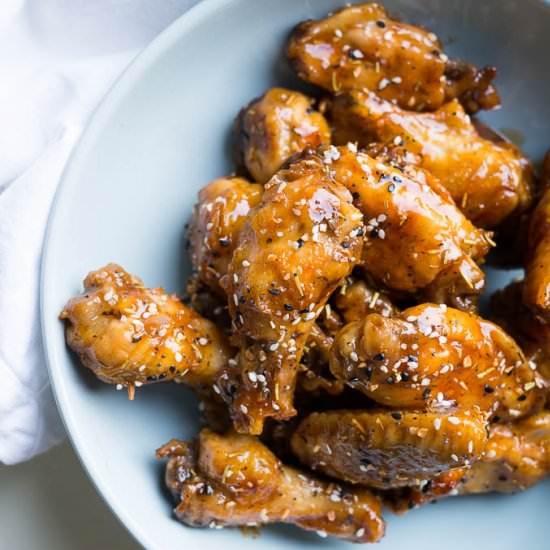 Pressure Cooker Honey Sriracha Wing