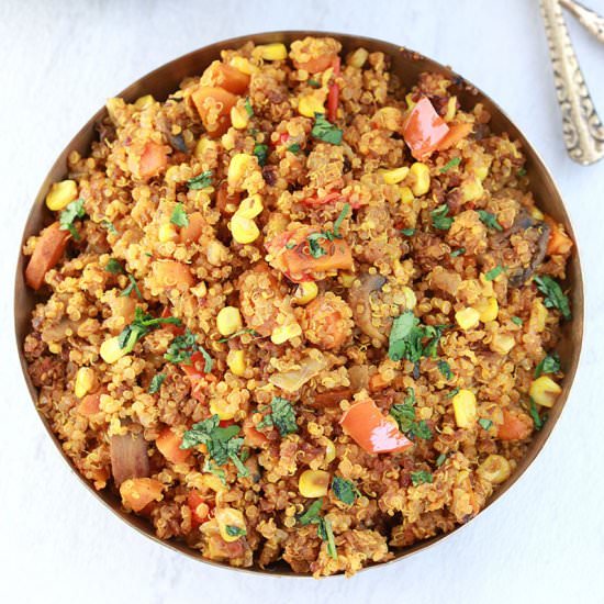 Vegetable Quinoa in Instant Pot
