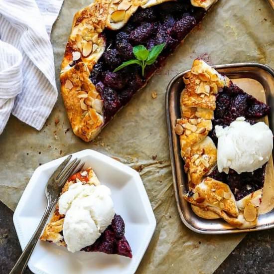 10-Minute Blackberry Galette