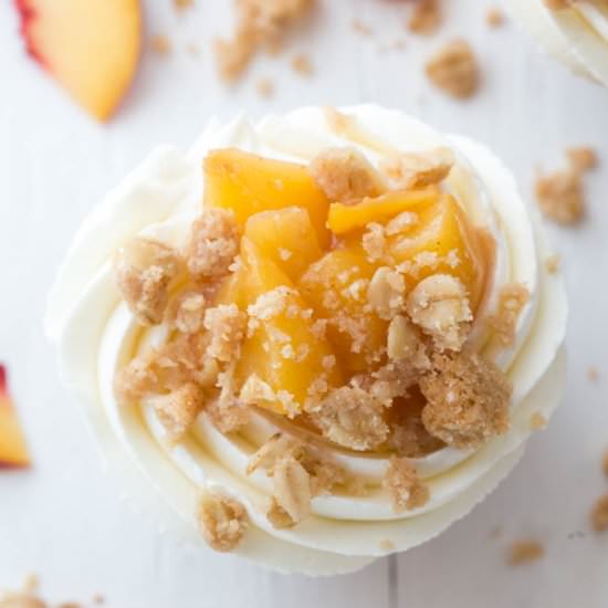 Peach Pie Cupcakes