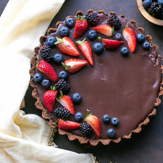 Dark Chocolate Tart