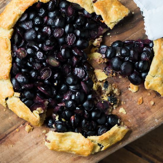 Gluten Free PB&J Galette