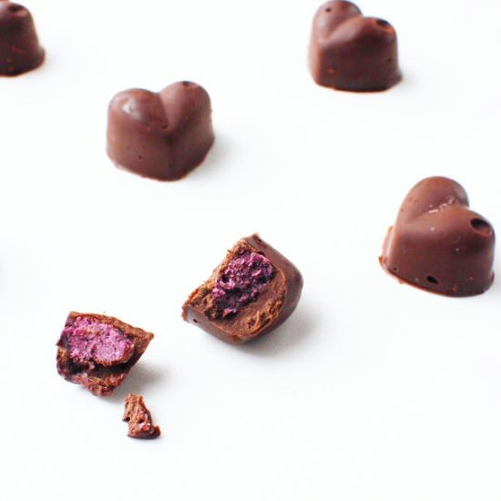 Vegan Chocolate Hearts