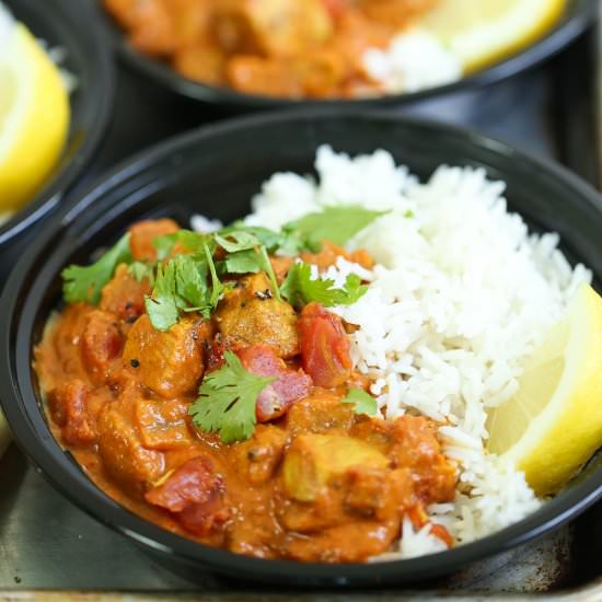 Chicken Tikka Masala Meal Prep