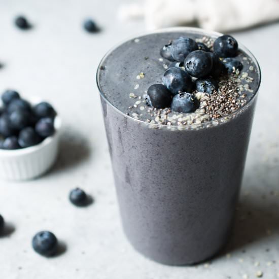 Wild Blueberry Zucchini Smoothie