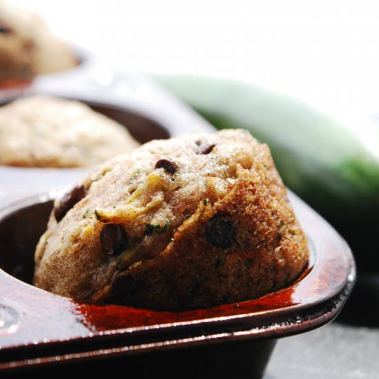 Choc Chip Zucchini Muffins (GF)