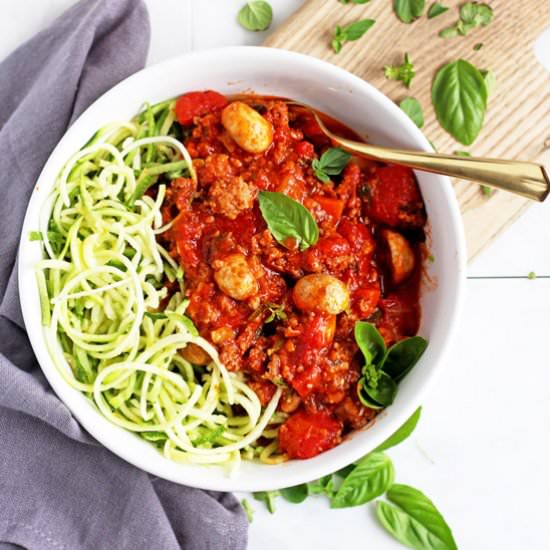 Whole30 Mushroom Bolognese