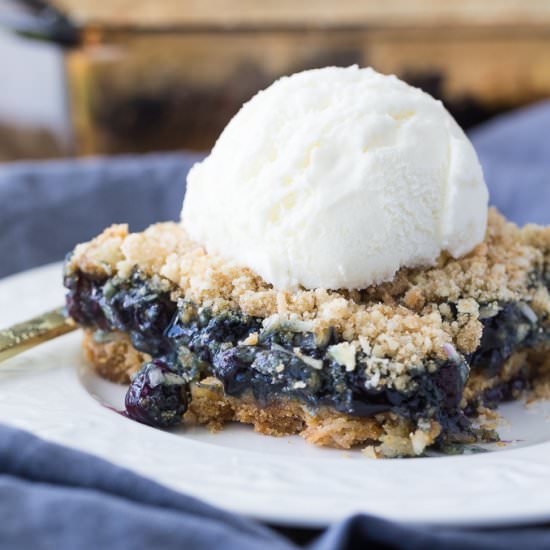 Blueberry Crackle Cake