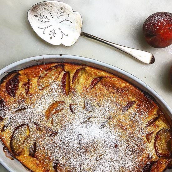 Peach Clafoutis