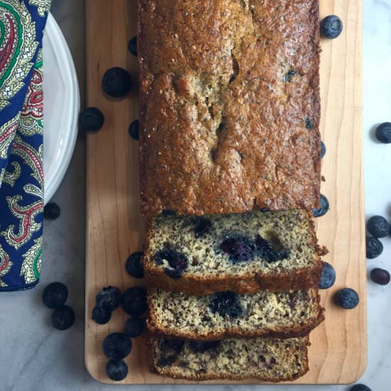 Lemon-Blueberry-Banana Bread