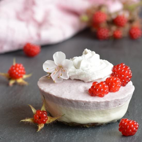 Lemon and Berry Mini Cheesecakes