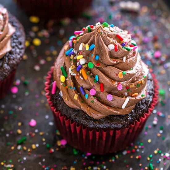 Eggless Chocolate Cupcakes