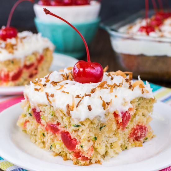 Pina Colada Zucchini Cake