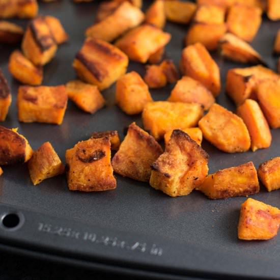 Easy Roasted Sweet Potatoes