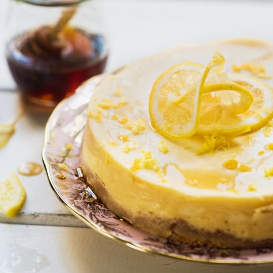 Lemon-Honey Cheesecake