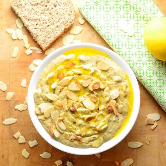 Whole Wheat Skordalia with Almonds