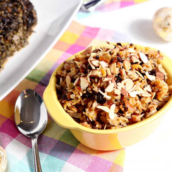 Wild Rice Salad with Dried Fruit