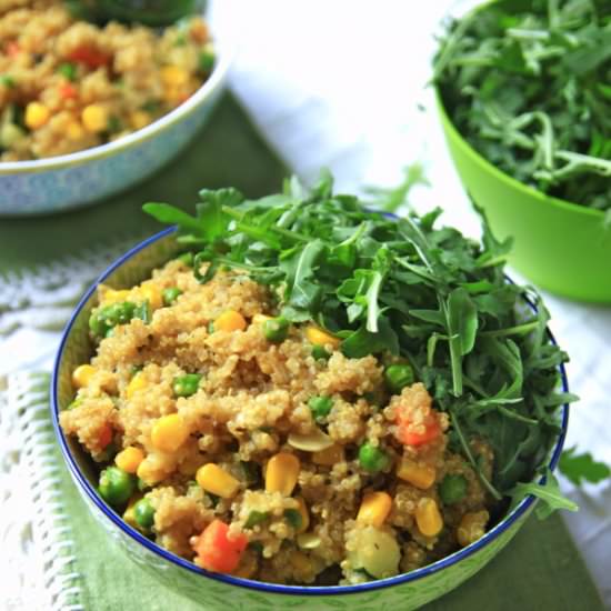 Quinoa with taste of India